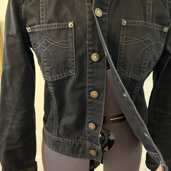 Women’s black Jean jacket - Picture 2 of 5